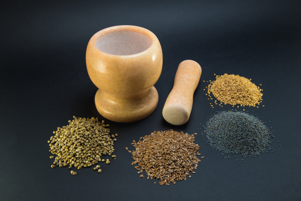 Mortar for grinding spices